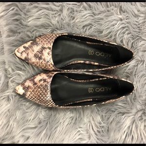 Aldo Snakeskin Flats